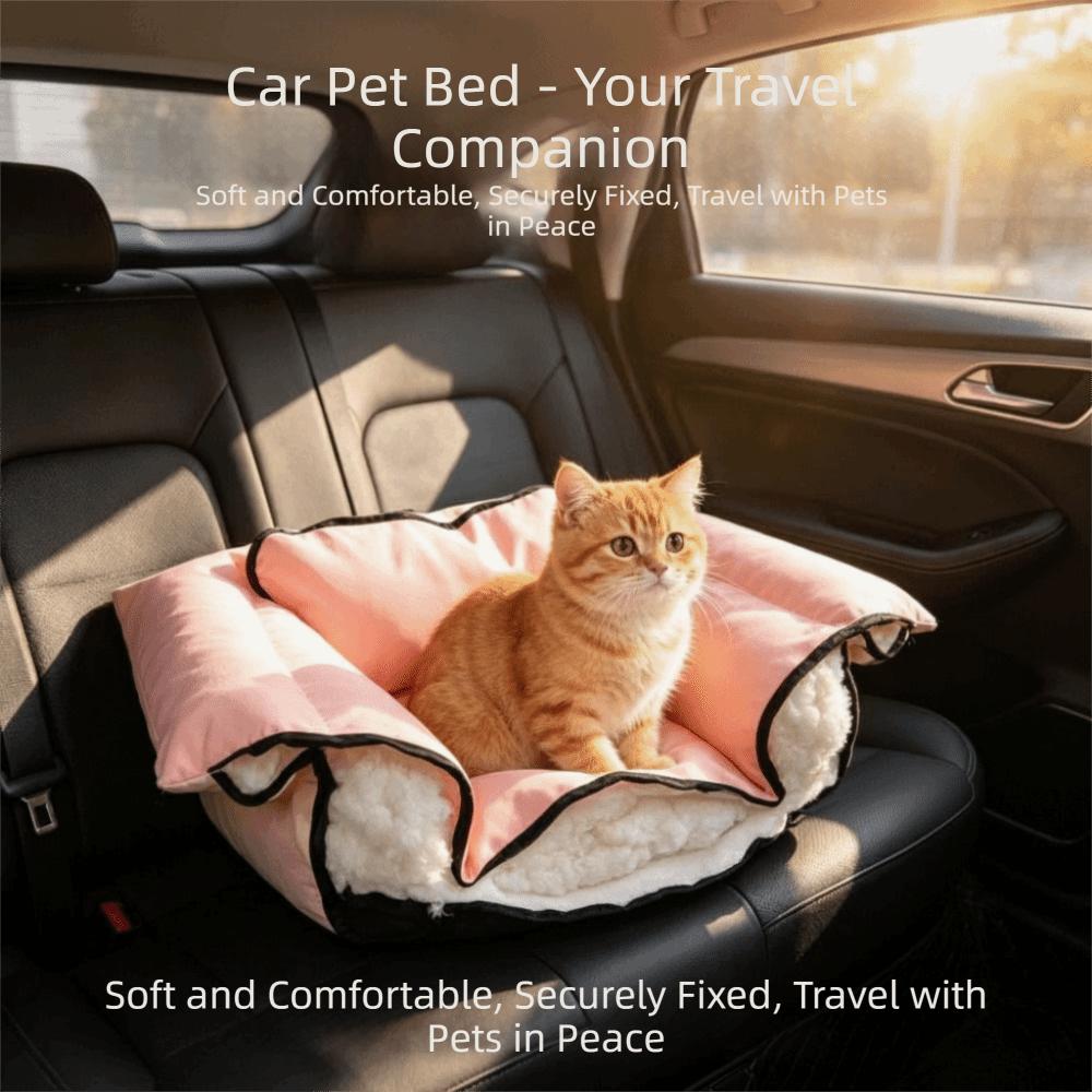 Fixable Pet Travel Bed Warm Portable Pet Bed Comfort Pet Car Seat  Car Travel
