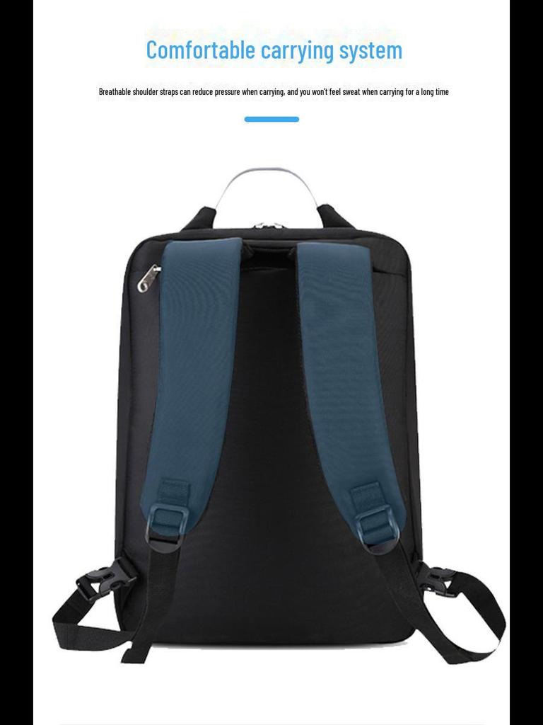 Men's Large Capacity Waterproof Business Travel Backpack