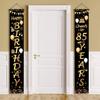 2 Pieces 85th Birthday Party Decorations Cheers To 85 Years Banner Porch Sign Door Hanging Banner 85th Party Decorations Welcome Porch Sign for 85