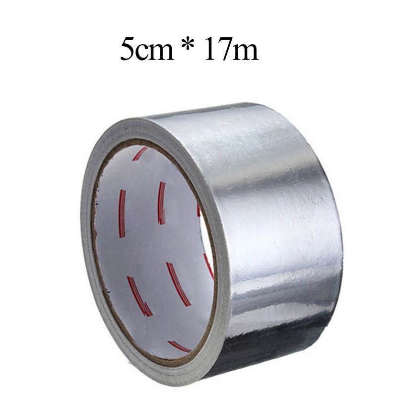 Hochtemperaturbeständiges Aluminiumfolienband, Reparaturband für Küchenrohre, selbstklebende Dichtungsfolie, Wärmedämmung, auslaufsicheres Band