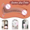 Realistic Dildo with Suction Cup Clitoris G-spot Stimulator Anal Plug Penis Adult Sex Toys for Women Masturbation Male Soft Dick