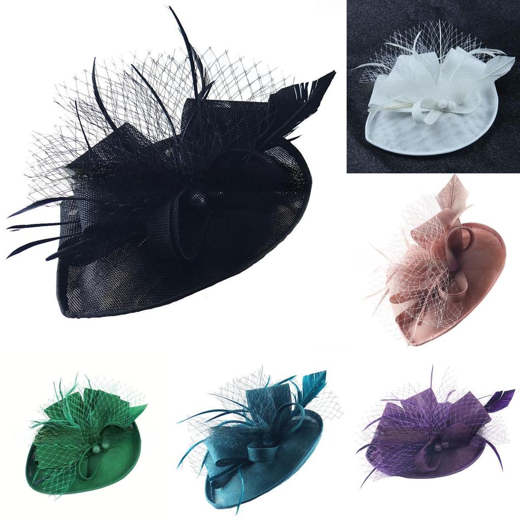 Classic Round Top With Feather Trim For Fashionable Bridal Looks