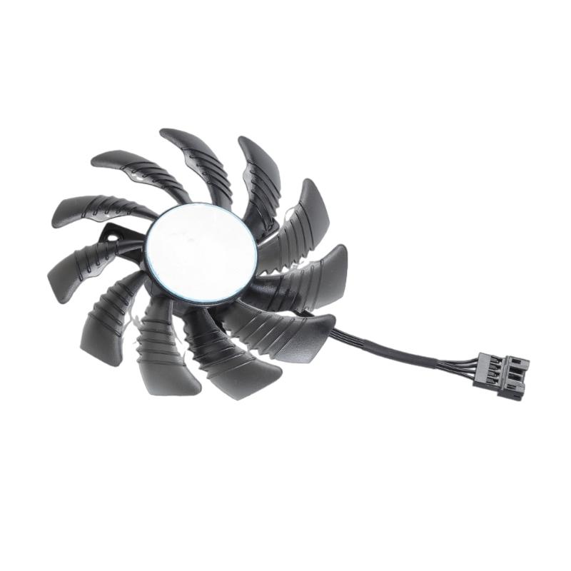 75MM T128010SU GPU Cooling Fan Replacement for RX6700XT 6600XT Graphics Cards Video Card Radiator