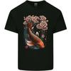Mystical Koi Carp Flowers Kids T-Shirt Childrens
