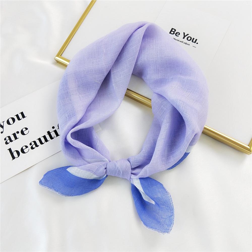 New Solid Color Scarf For Women In Spring And Autumn Versatile Ribbon Wrist Strap Headband Fashionable Decoration Student Neck Protection Small Scarf