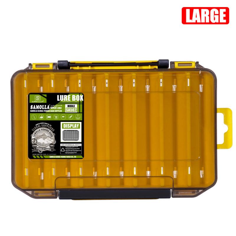 Double-Layer Multi-Functional Fishing Lure and Soft Bait Storage Box