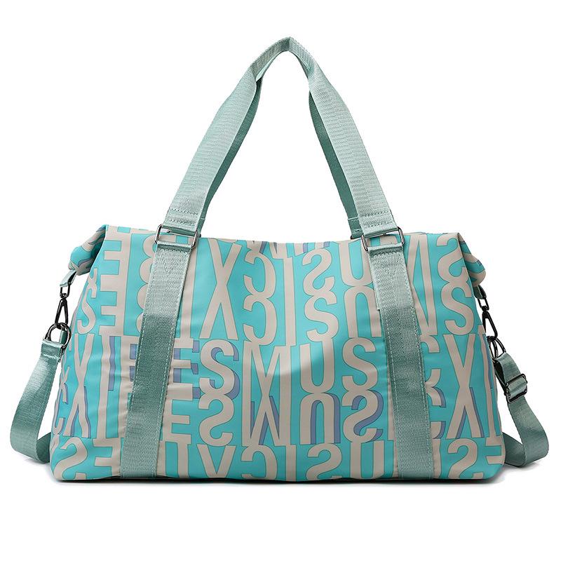 Multifunctional Yoga and Sports Travel Bag with Dry/Wet Separation, Large Capacity, and Trolley-Ready Design.