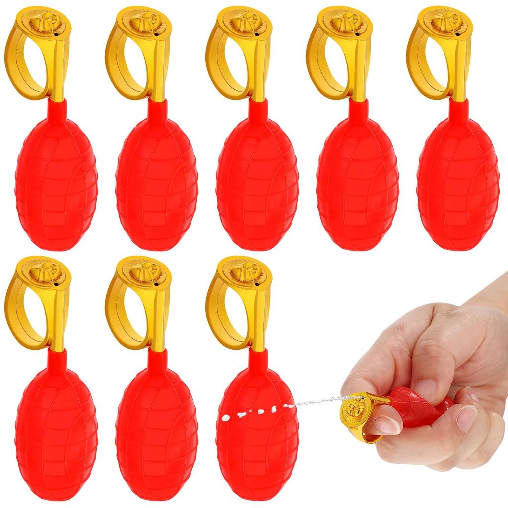 Spray Water Ring Novel Magic Prop April Fool's Day Prank Game Family Party Fun Surprise Outdoor Indoor Prank Toy for All People