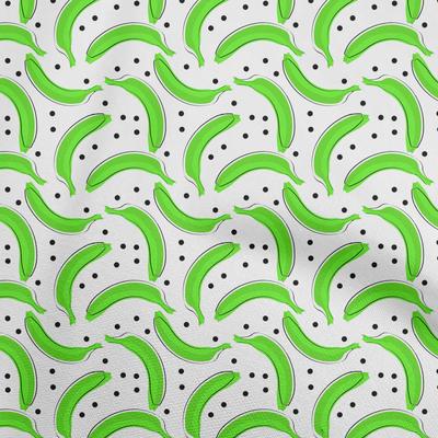 Cotton Flex Green Fabric Fruits Pineapple Sewing Fabric By The Yard Printed Diy Clothing Sewing Supplies 40 Inch