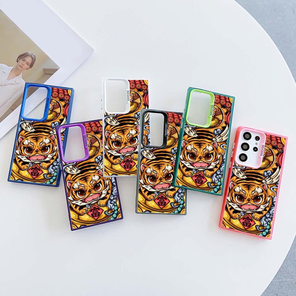 

Чехол для телефона N32 Год Дракона с мягкой каймой для Samsung S24 S22 S23 Ultra A54 A14 A34 A05 S20 FE Xiaomi POCO X5 Pro Redmi Note 12S, твердая задняя крышка