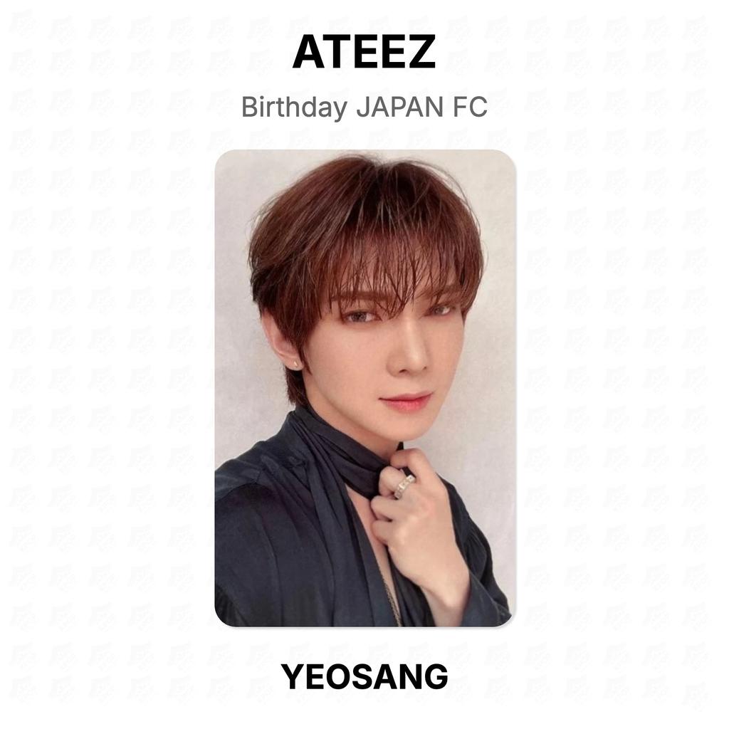 ATEEZ Birthday JAPAN FC Official Photocard