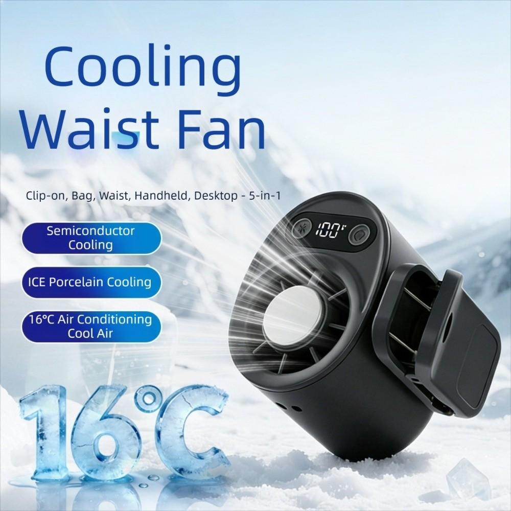 Quiet Clip On Eletric Fan Cooling Intelligent Mini Fan New USB Desk Fan  Travel Use