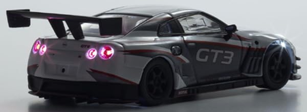 Kyosho Original Scale Nismo R35 GT3 with LED Display Finished Model K07131LW 1/64 [MOTN] GT-R (White)
