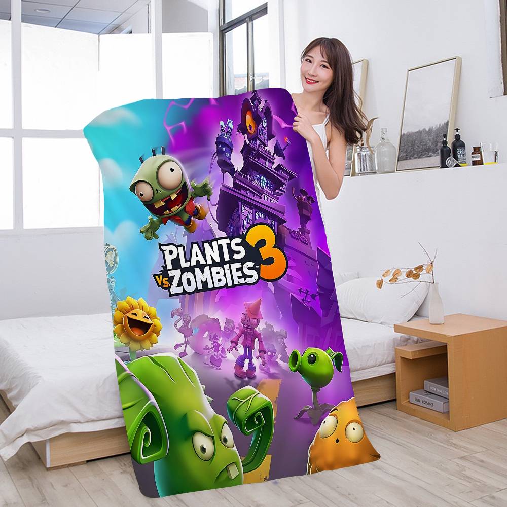 Game P-Plants-vs Cartoon Z-ZombieS Microfiber Beach Towel Absorbent Quick dry Soft Yoga Swimming Resort Mountain Climbing Towel