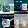 Mini Desktop Cooling Fan With Mist Spray Usb Powered Quiet Portable Air Conditioner For Dorm Room And Office In Five Colors
