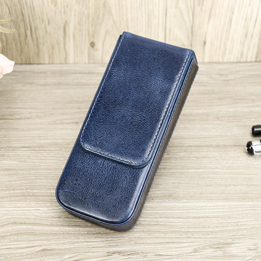Luxusní originální kožené pouzdro na pera se 3 sloty s odnímatelným držákem na pero pouzdro na tužku Kancelářské školní potřeby Pouzdro kreativní dárek