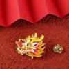 Dragon Head Dragon Head Brooch Dragon Year Cartoon Pin Brooch Cartoon Dragon Year Brooch  Kids Gift