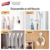 Ultra Strong Suction Cup Hook - No-Drill, Traceless Adhesive for Bathroom & Door Towels