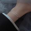 Three Layer Snake Bone Bracelet For Women Niche Design Versatile Fashion Hand Jewelry