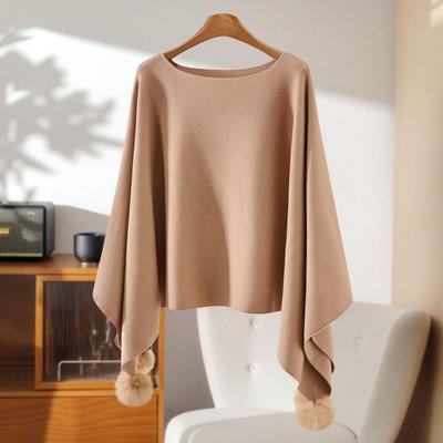 Koreańska elegancka klasyczna dzianinowa peleryna-damska dekoracyjna jesienno-zimowa nowa ciepła modna ślubna wieczorowa sukienka szal