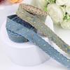 1 yard 38MM Gold Star Denim Cloth Ribbon 38MM Width Clothing Sewing Supplies  Clothing Sewing