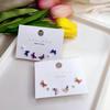 Butterfly Fluttering Spring And Summer Good Suit Stud Earrings Female Tide Temperament Sweet And Versatile Niche Design Earrings