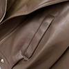 Giacca da motociclista in pelle PU chic e alla moda - Capispalla autunnale corto per donna