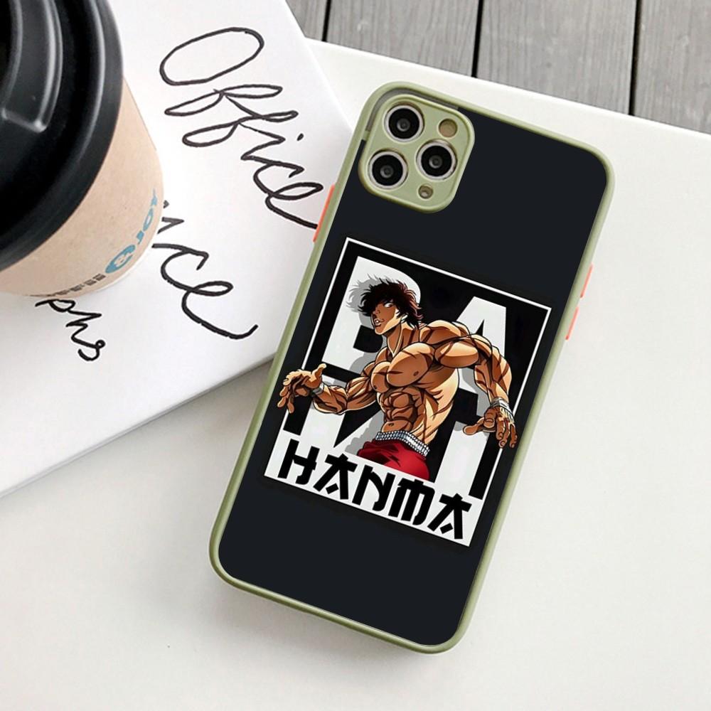 Anime B-Baki Phone Case For IPhone 14 11 12 13 Mini Pro Max 8 7 Plus X XR XS MAX Translucent Matte Cover