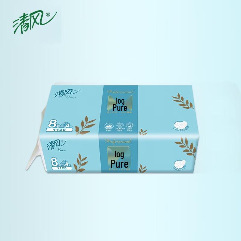 Qingfeng Pure Wood 4-Ply Toilet Tissue