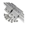 Heavy Duty Rail Brackets Holders Support Clamps with 8mm Threaded Holes for Reliable Mounting of Tool Easy Installation
