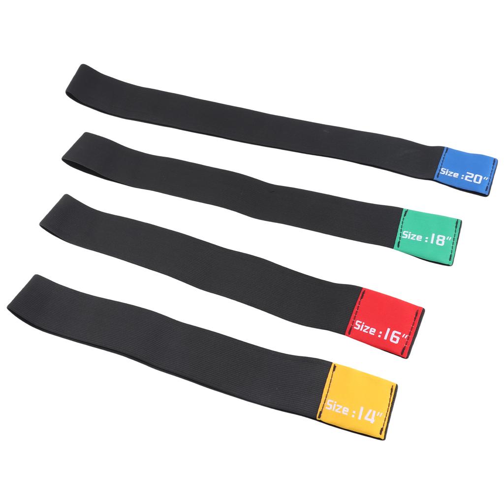 4pcs Drum Cymbal Mute Belt Hi Hat Elastic Ring Circle Set Drum Practice Silencers 14inch   16inch   18inch   20inch