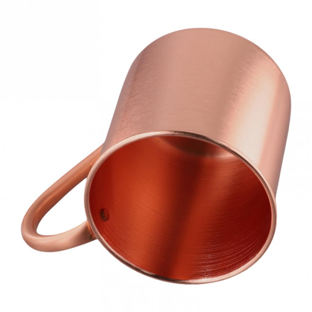 Schlanke und stilvolle 450 ml Tasse Kupferbecher Reiner Kupferbecher