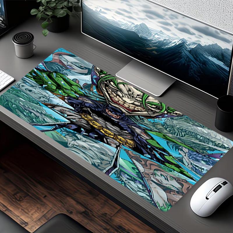 Superheroes Print Mouse Pad, for Keyboard Pad Laptop PC Mat for Office Home Use, Desk Decor, Perfect Birthday Gift for Gamers
