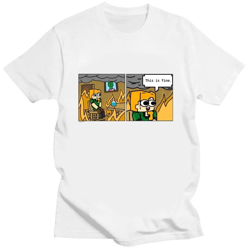 Tričko Kawaii To je v pořádku Věci budou v pořádku Meme Creative Tričko Dárek pro přátele Harajuku Unisex Dámské Tričko Unisex oblečení