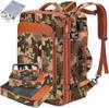 Men's Gray Waterproof Multifunctional Crossbody Backpack with Large Capacity for Business and Travel