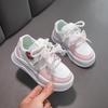 Milky Fufu Spring/Autumn Children's White Skate Shoes - Cute, Versatile, and Comfortable with Thick Soles