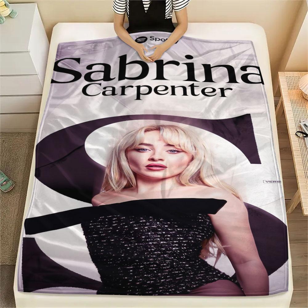 1PC Sabrina Carpenter Rhythm Blanket, High quality Comfortable for All Seasons, Home Decor, Warmth and Comfort