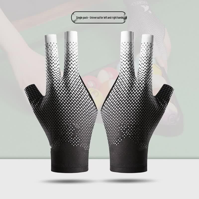 LISM Ice Silk Fingerless Billiard Gloves