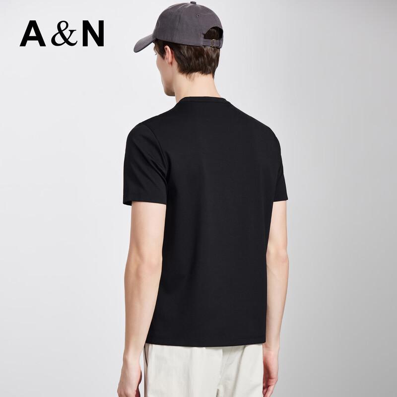 Antonio Herren atmungsaktives kurzärmeliges T-Shirt aus Modal-Wolle