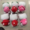 Cute HEllo KITTY KT Cat Hug Strawberry Love Cat Doll Toy