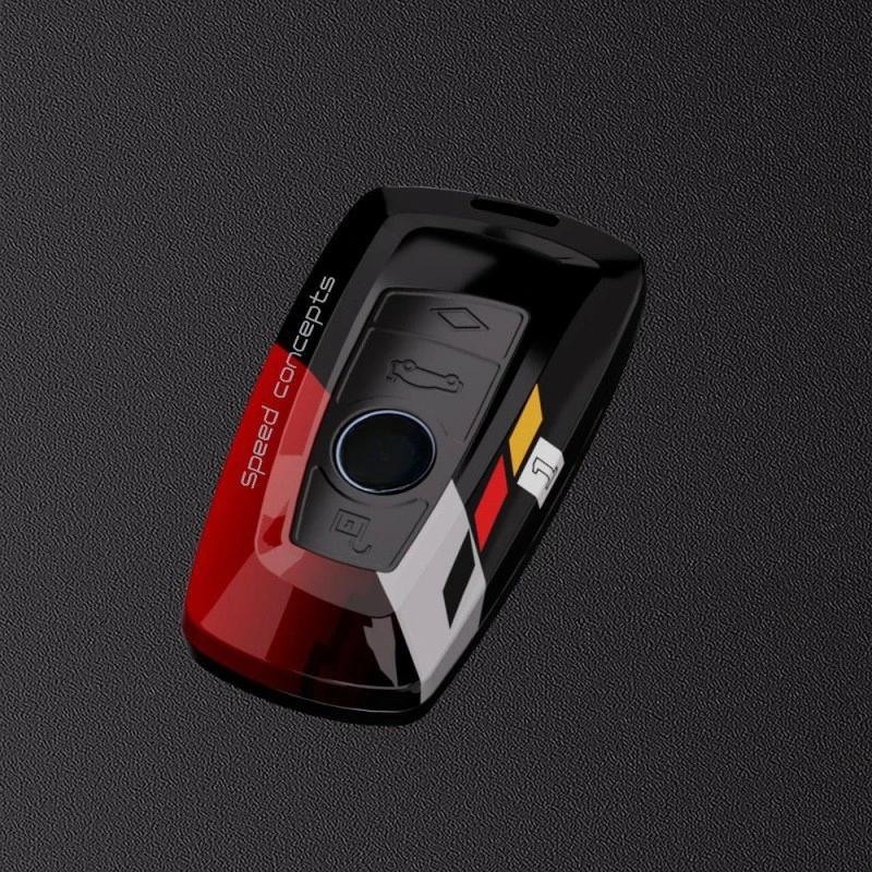 Fashion Carbon Fiber Style Car Remote Key Case Cover For BMW 1 2 3 4 5 6 7 Series X1 X3 X4 X5 X6 F30 F34 F10 F07 F20 G30 F15 F16