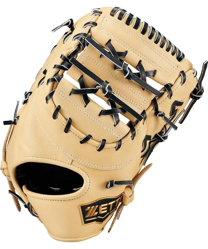 ZETT First Base Winning for First Pastel BRFB33513F Mitt, Road, Base, B/Black (3219)
