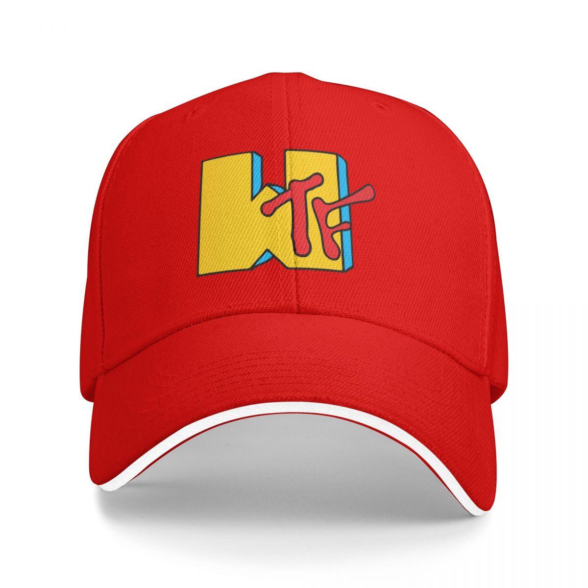 Wtf Mtv Baseball Cap Fishing cap Sunscreen western Hat Womens Unisexs