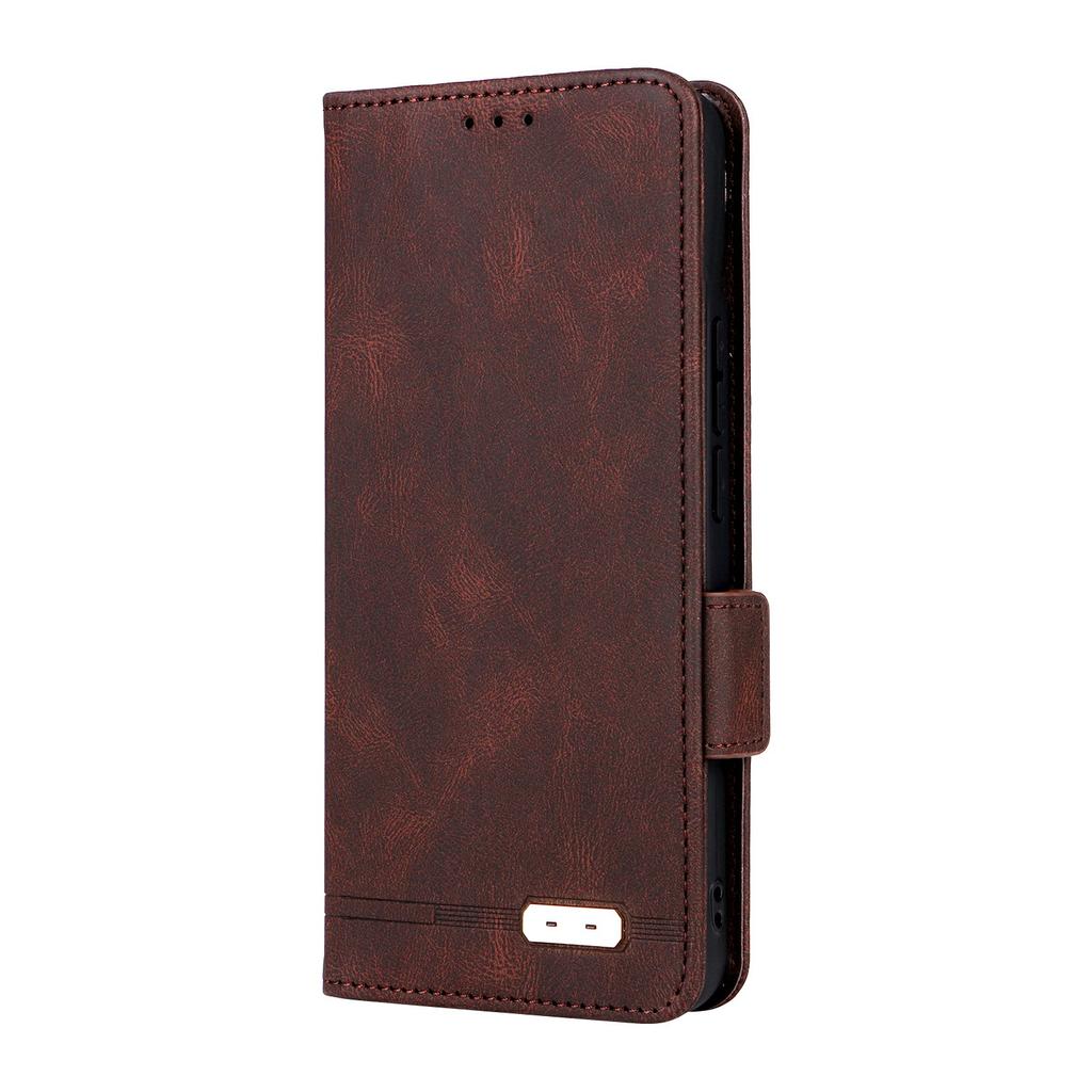 For Honor 400 Lite 5G Case Leather Wallet Flip Phone Cover with Hardware Decor