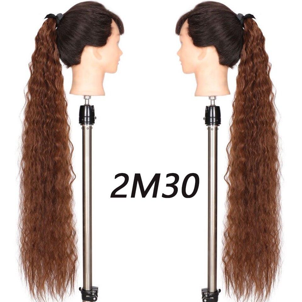 LUPU Kadın At Kuyruğu Uzun Dalgalı Saç Uzatma Klipsi At Kuyruğu Etrafında Siyah Sarışın Sentetik Isıya Dayanıklı Fiber
