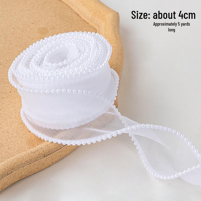 Elegant Fishtail Silk Ribbon for Cake and Bouquet Decoration