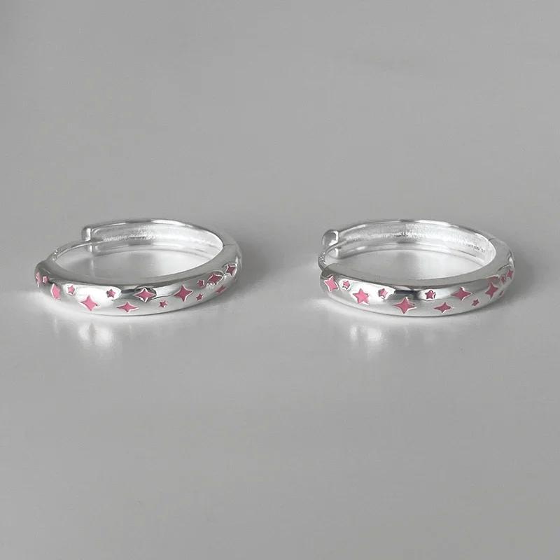 

Новая мода розовые звезды геометрические серьги пряжки для ушей для женщин ювелирные изделия