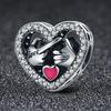 Charms Heart Love Oath Bead Pr 925