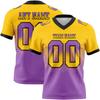 Custom Team Name And Number Gradient Color Football Jersey For Men Short Sleeve Breathable Tshirt For Men Football Club Tees