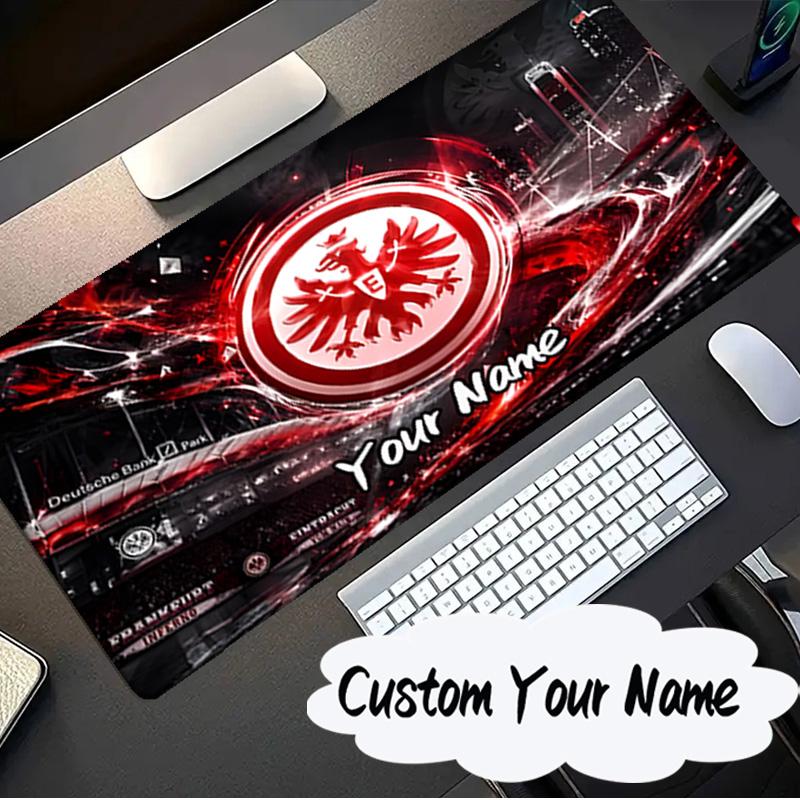 Custom Name Mouse Pad Eagle Crest Frankfurt Emblem Mouse Pad, Gaming Mouse Pad, Keyboard Pad, Desk Decor for Computer Notebook Fan Birthday Gift